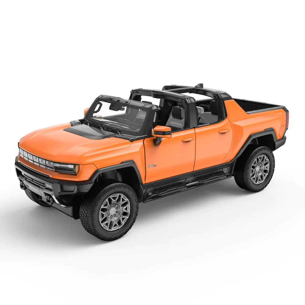 Masinuta cu telecomanda Rastar Jeep Hummer EV cu portiere care se deschid 1:16 - poza 5