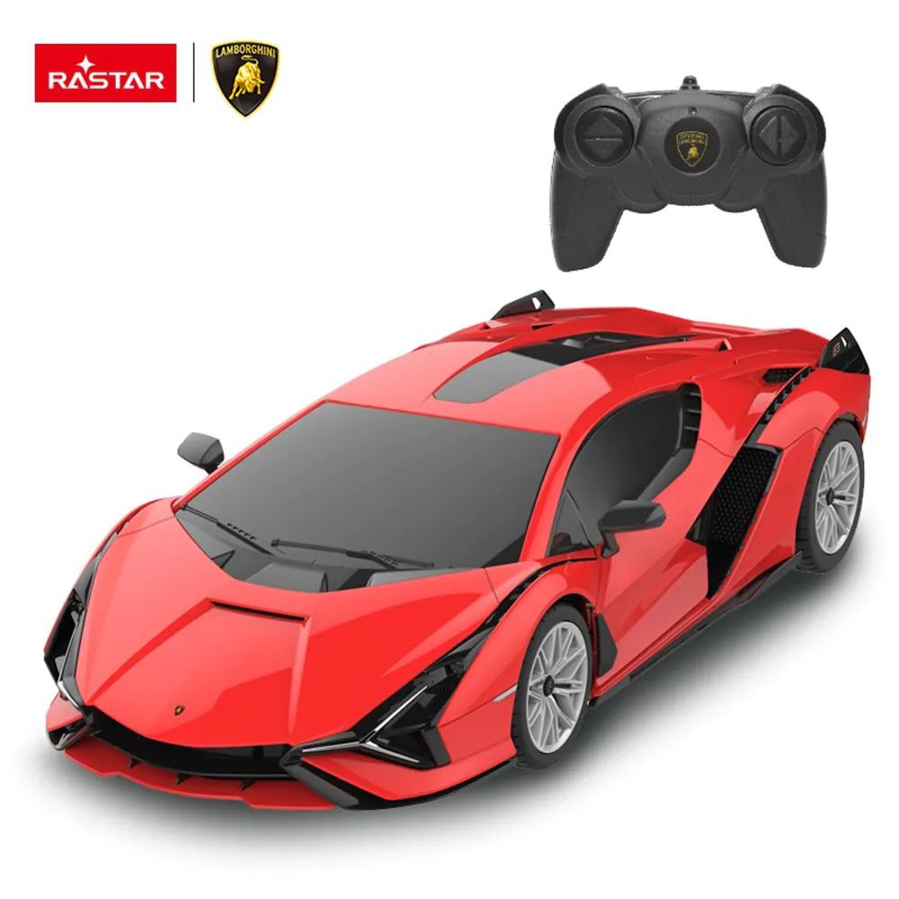 Masinuta cu telecomanda Rastar Lamborghini Sian 1:24 - poza 3