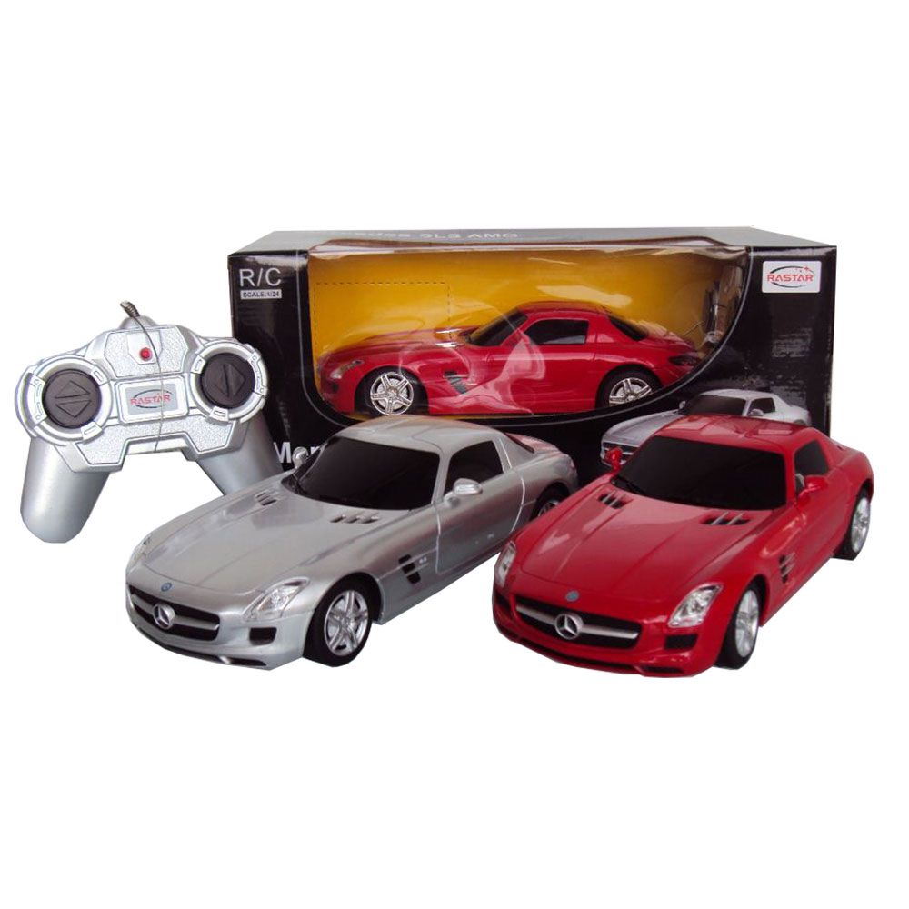 Masinuta cu telecomanda Rastar Mercedes-Benz SLS AMG 1:24 - poza 2