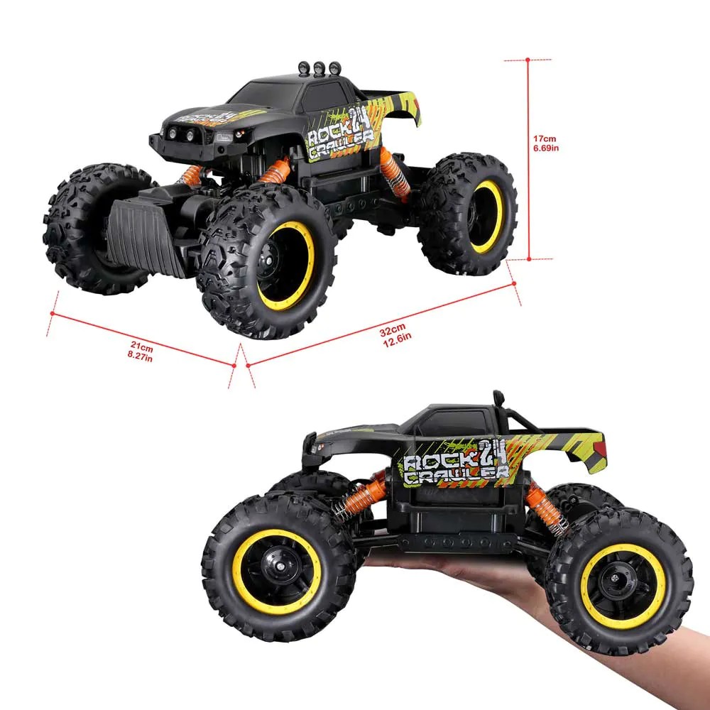 Masinuta cu Telecomanda Rock Crawler Maisto Tech R/C Suspensie Independenta 32 x 21 x 17 cm Neagra - poza 4