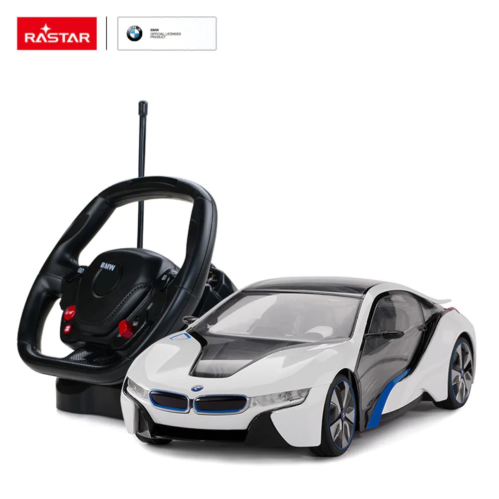 Masinuta cu telecomanda volan Rastar BMW I8 1:14 - poza 2