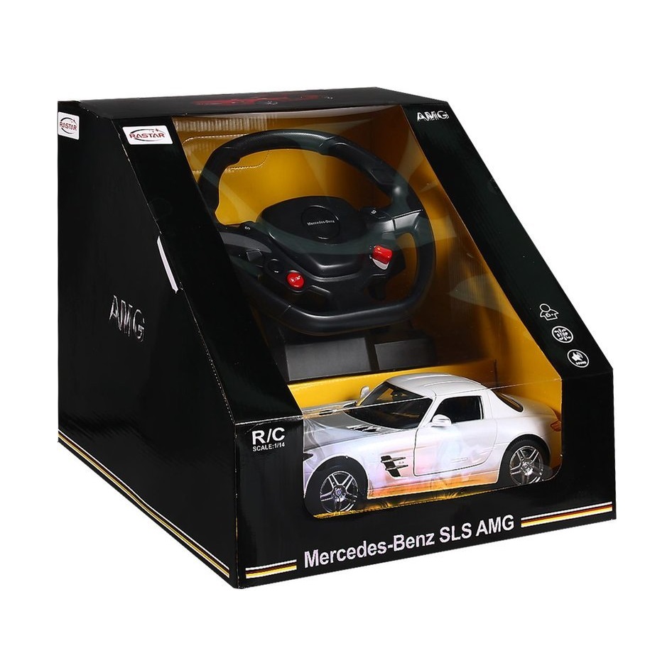 Masinuta cu telecomanda volan Rastar Mercedes Benz SLS 1:14 - poza 2
