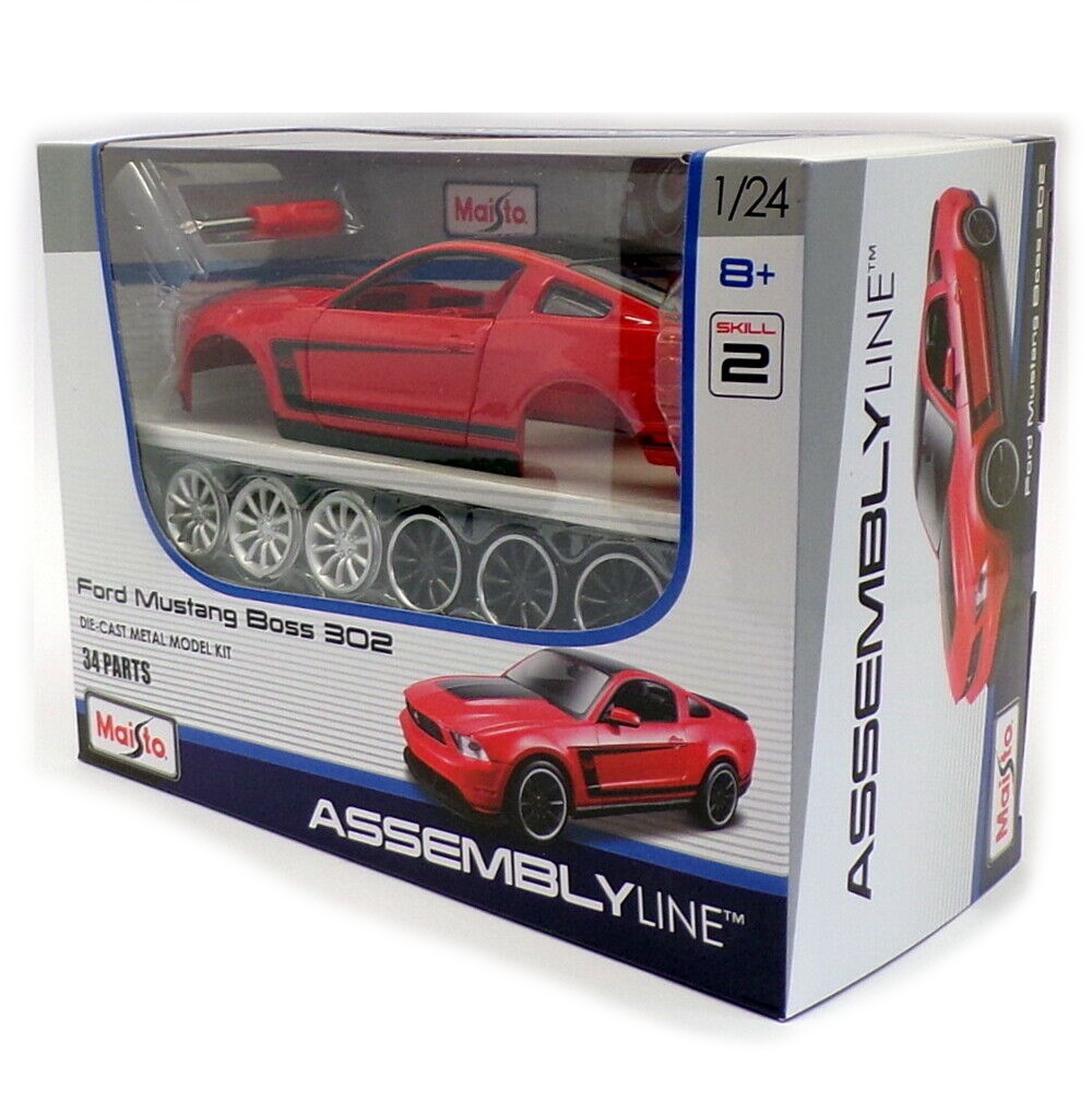 Masinuta de asamblat Maisto Assembly Line Ford Mustang Boss 1:24 - poza 2