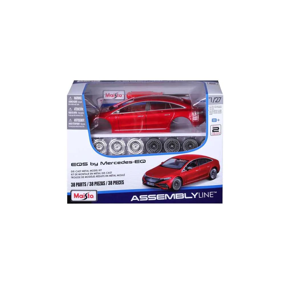 Masinuta de asamblat Maisto Assembly Line Mercedes EQ 1:24 - poza 3