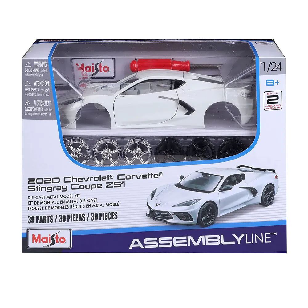 Masinuta de asamblat Maisto Chevrolet Corvette Stingray Coupe 1:24 - poza 5