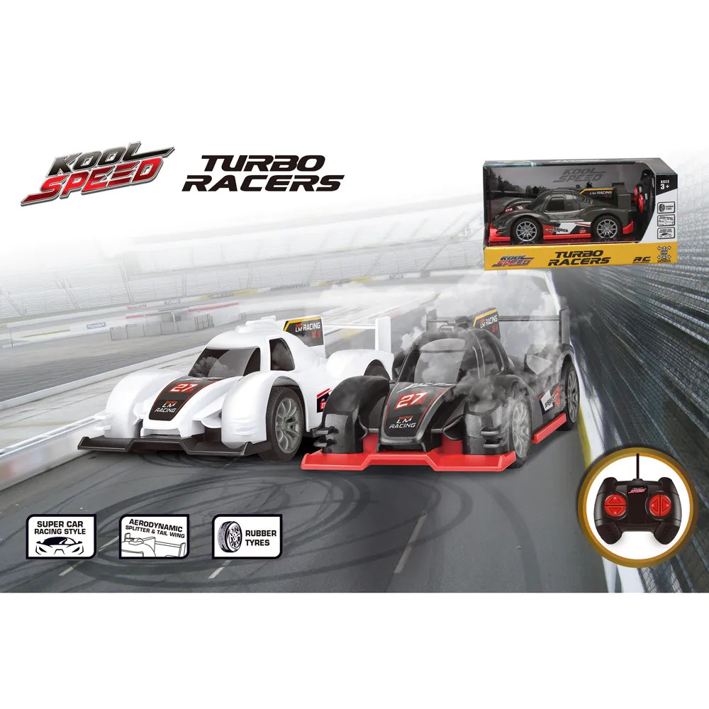 Masinuta de curse cu telecomanda Kool Speed Turbo Racers 1:24 diverse culori - poza 3