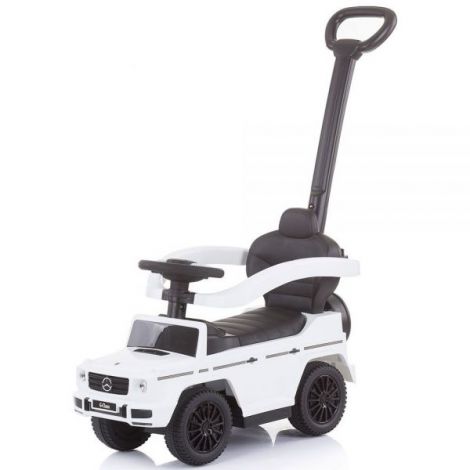 Masinuta de impins Chipolino Mercedes G350 white cu maner si copertina - poza 2