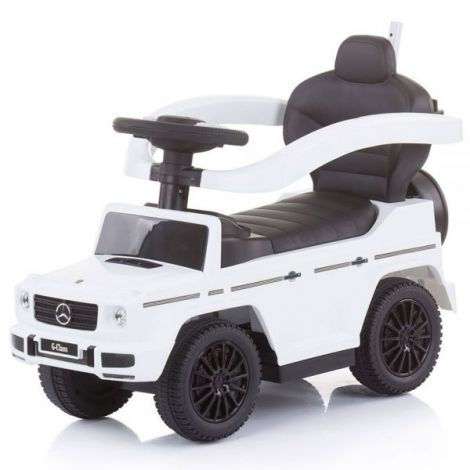 Masinuta de impins Chipolino Mercedes G350 white cu maner si copertina - poza 3