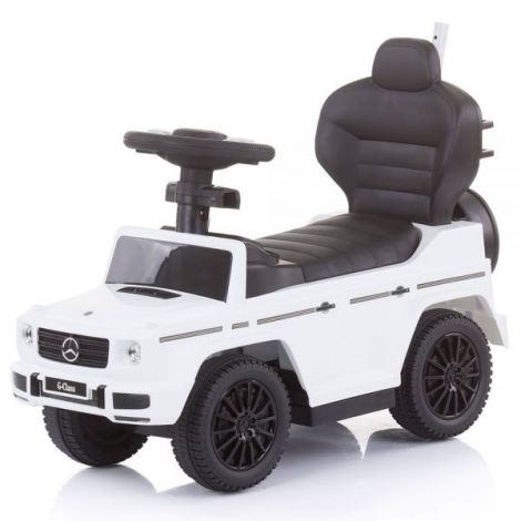 Masinuta de impins Chipolino Mercedes G350 white cu maner si copertina - poza 4