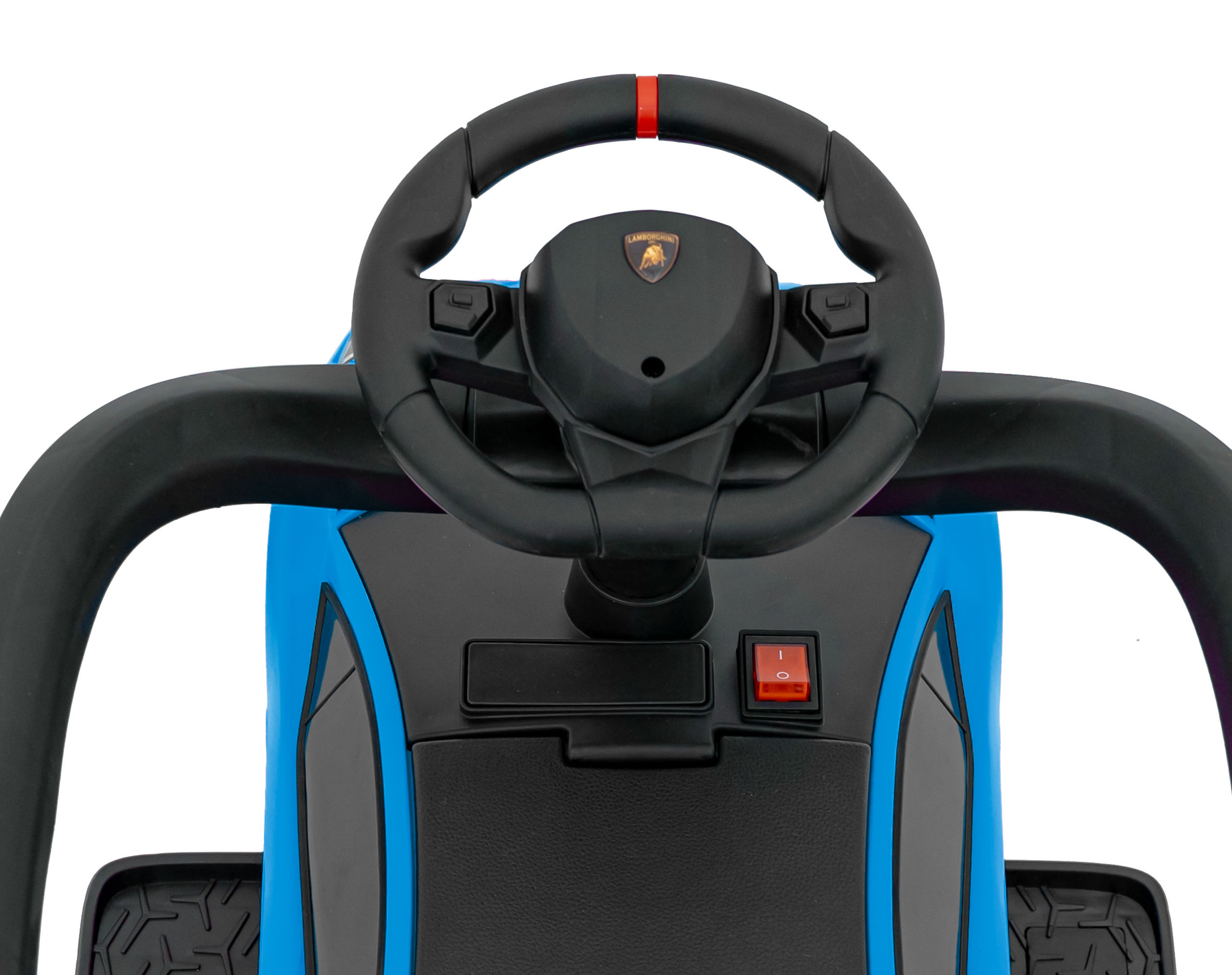 Masinuta de impins cu maner parental 2-in-1 Lamborghini Aventador (8810) Albastru - Autokids.ro - poza 5