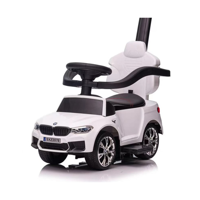 Masinuta de impins cu maner parental 3-in-1 BMW M5 (sx2078) Alb - Autokids.ro - poza 1