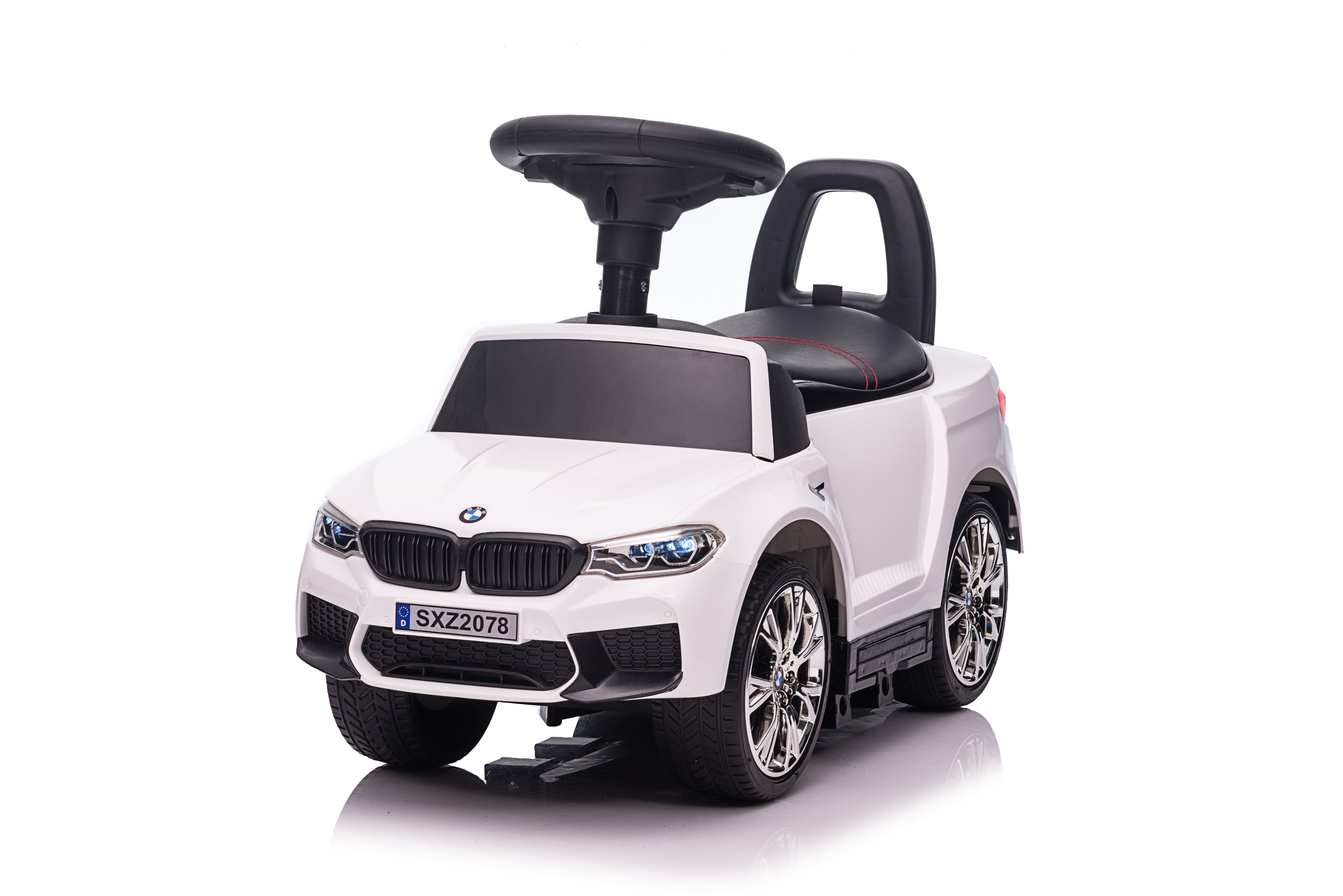 Masinuta de impins cu maner parental 3-in-1 BMW M5 (sx2078) Alb - Autokids.ro - poza 3