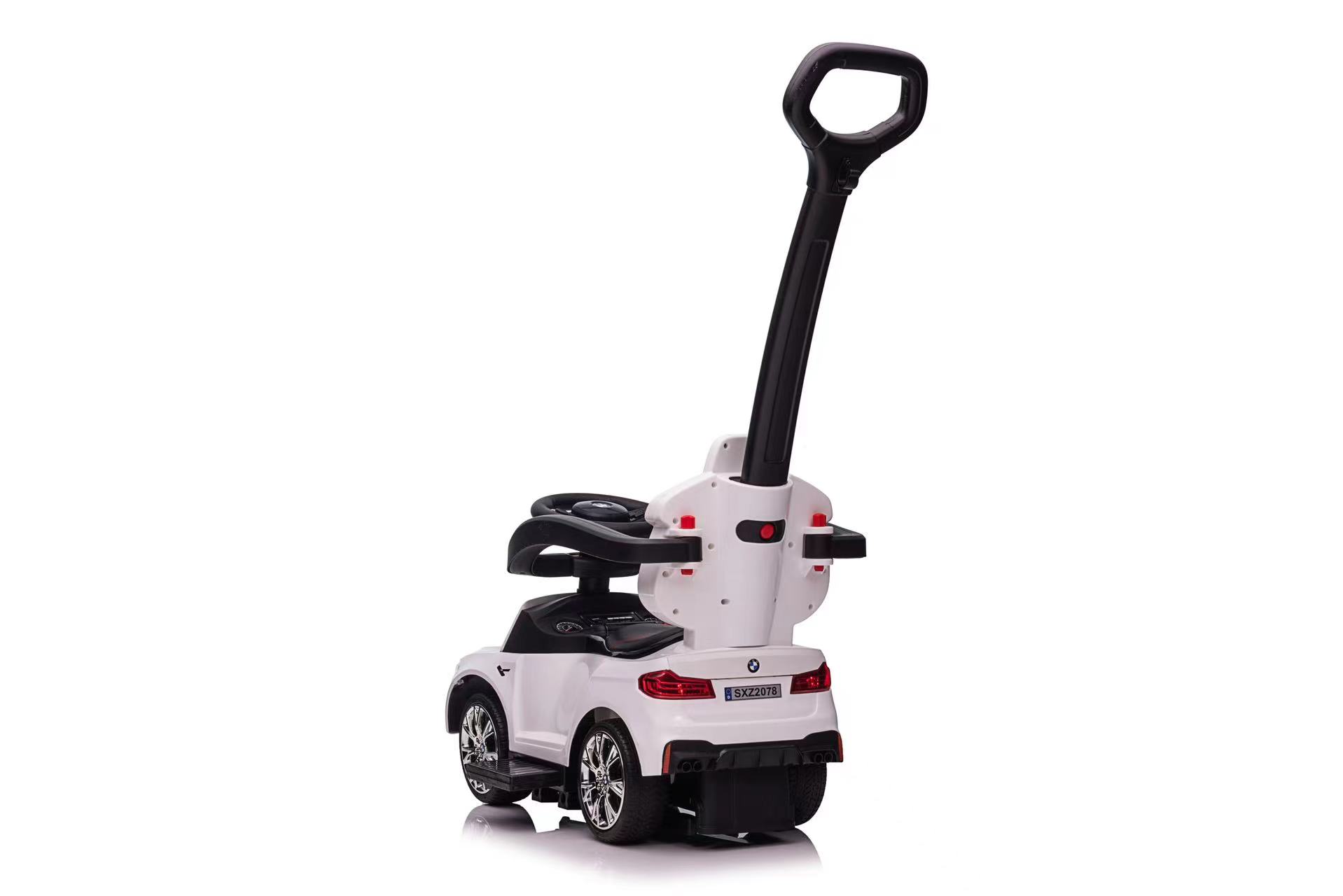 Masinuta de impins cu maner parental 3-in-1 BMW M5 (sx2078) Alb - Autokids.ro - poza 5