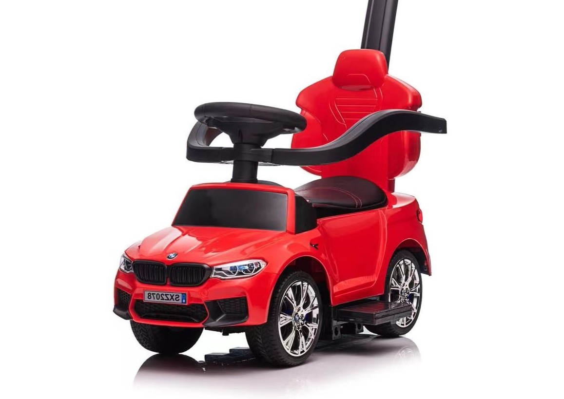 Masinuta de impins cu maner parental 3-in-1 BMW M5 (sx2078) Rosu - Autokids.ro - poza 3