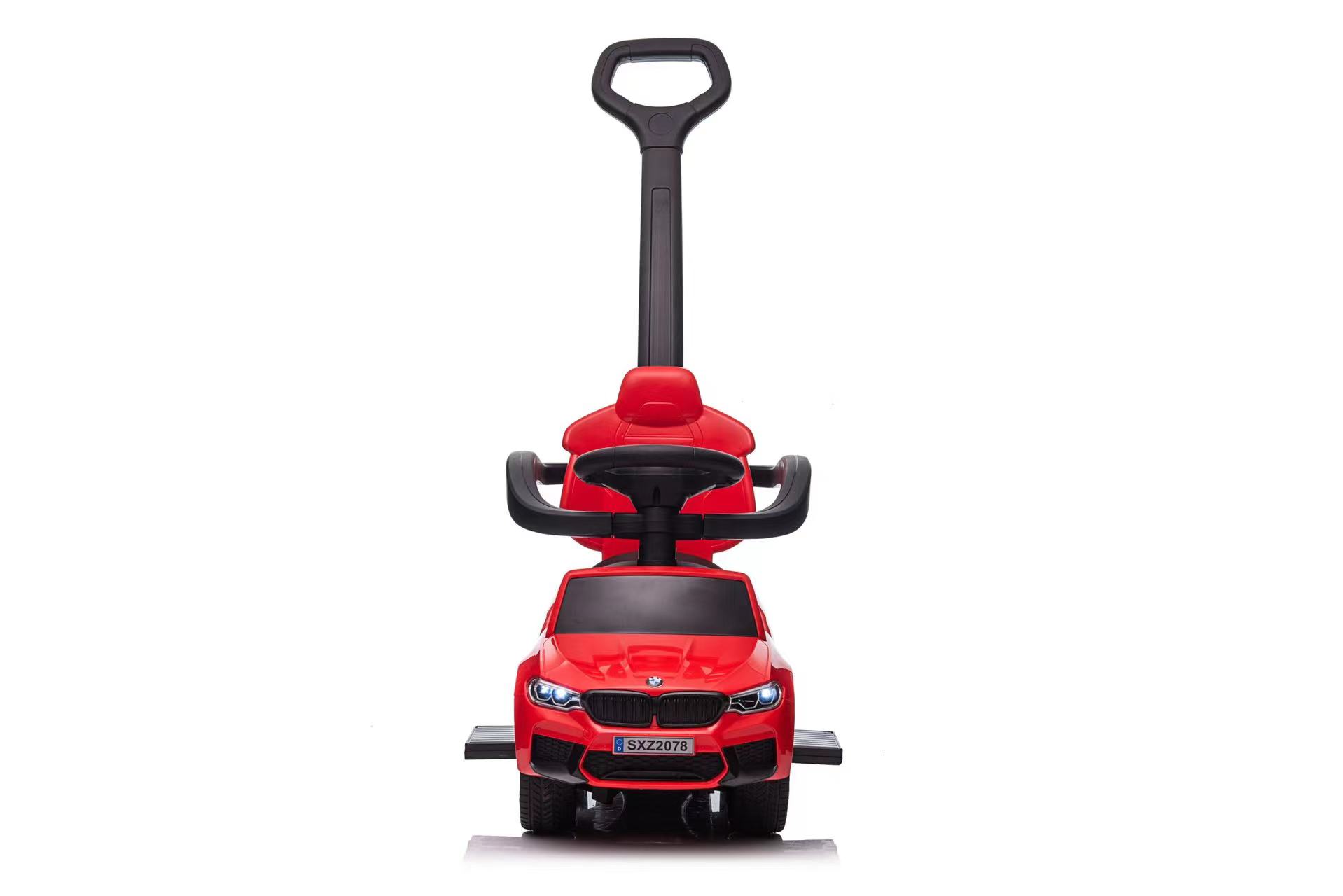 Masinuta de impins cu maner parental 3-in-1 BMW M5 (sx2078) Rosu - Autokids.ro - poza 5