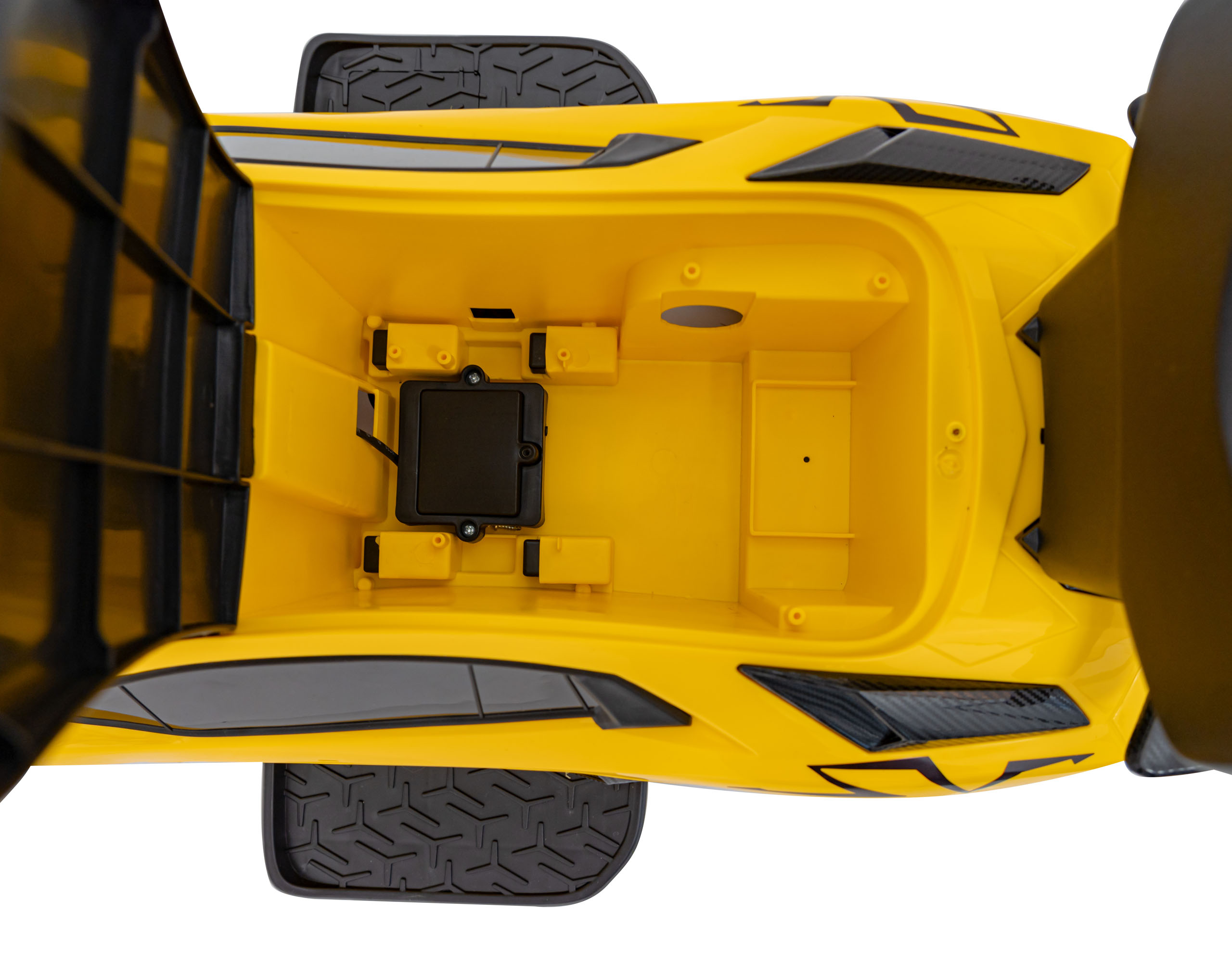 Masinuta de impins cu maner parental Lamborghini Aventador (8810) Galben - Autokids.ro - poza 3