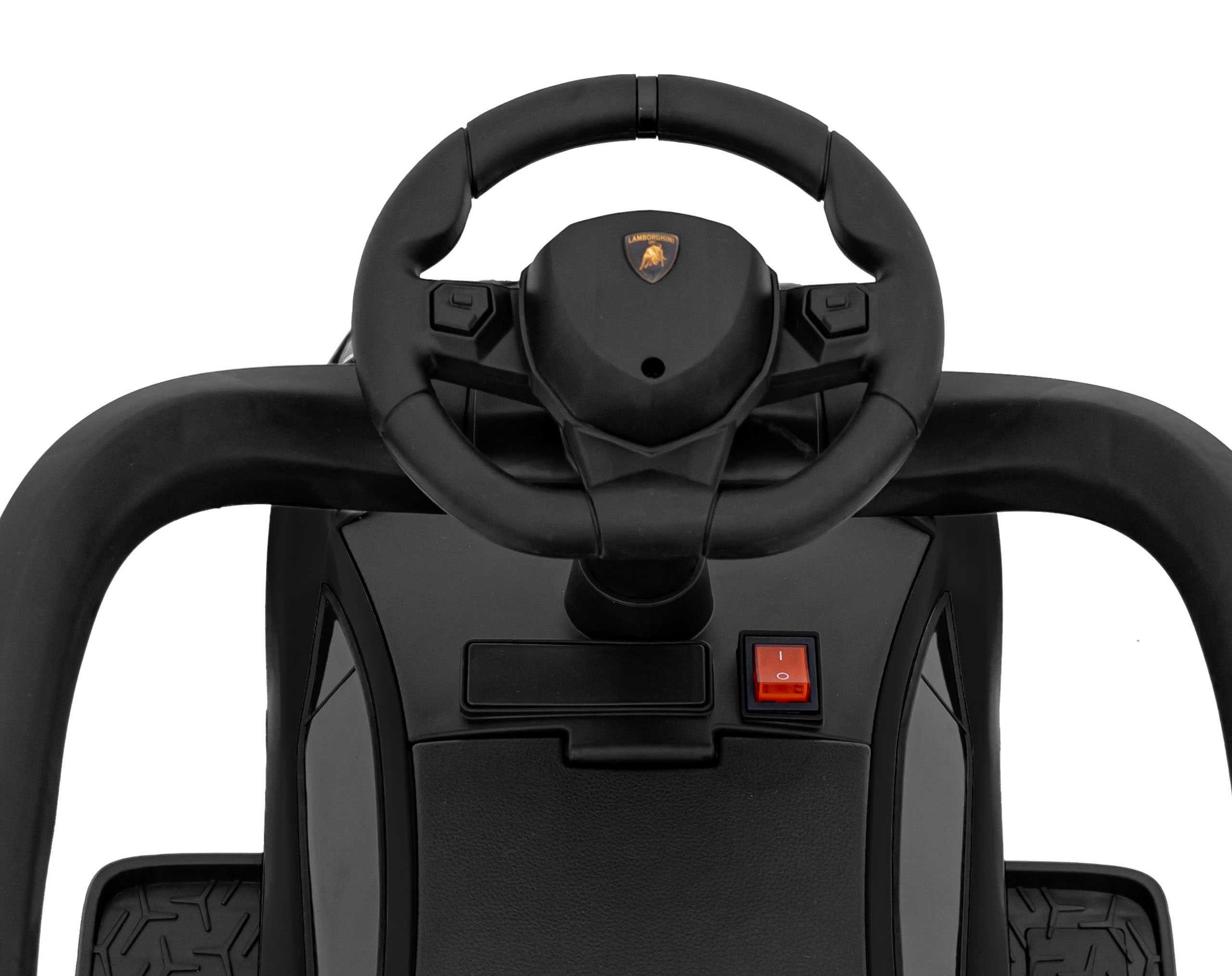 Masinuta de impins cu maner parental Lamborghini Aventador (8810) Negru - Autokids.ro - poza 4