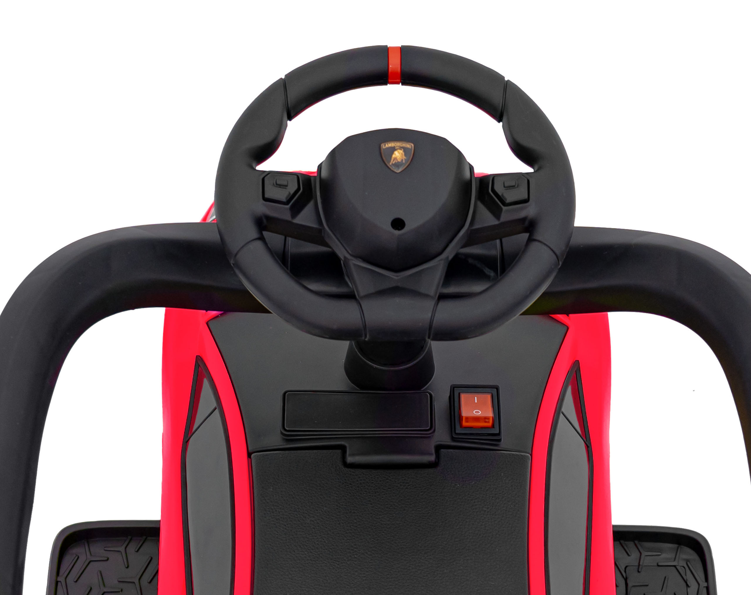 Masinuta de impins cu maner parental Lamborghini Aventador (8810) Rosu - Autokids.ro - poza 2