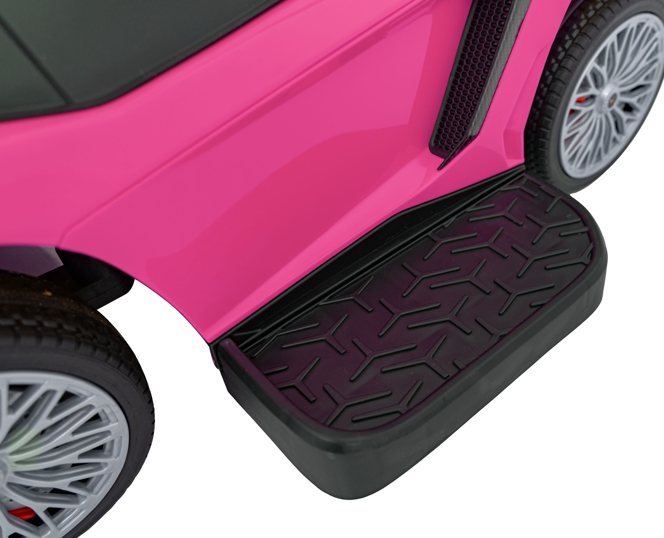 Masinuta de impins cu maner parental Lamborghini Aventador (8810) Roz - Autokids.ro - poza 4