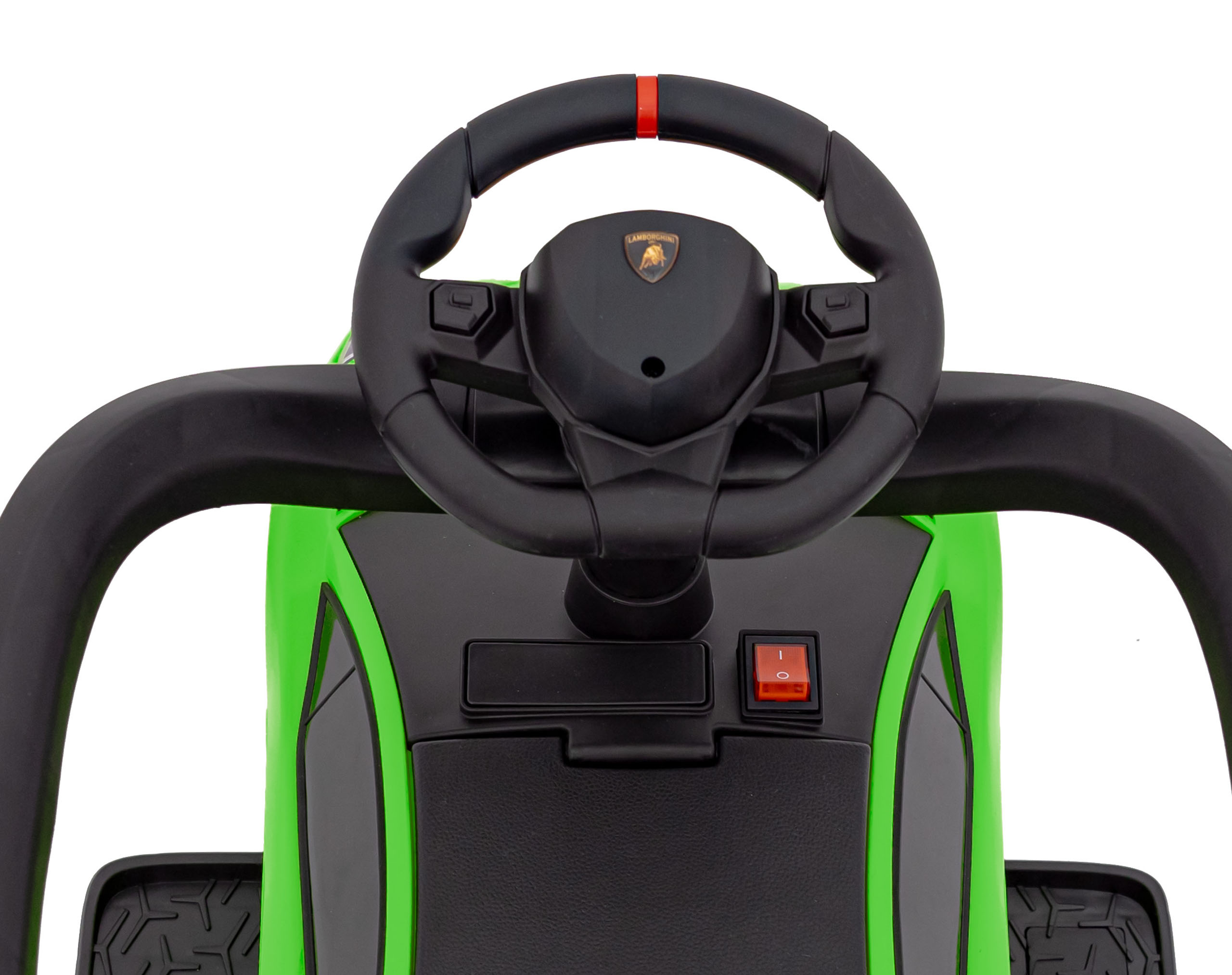 Masinuta de impins cu maner parental Lamborghini Aventador (8810) Verde - Autokids.ro - poza 4