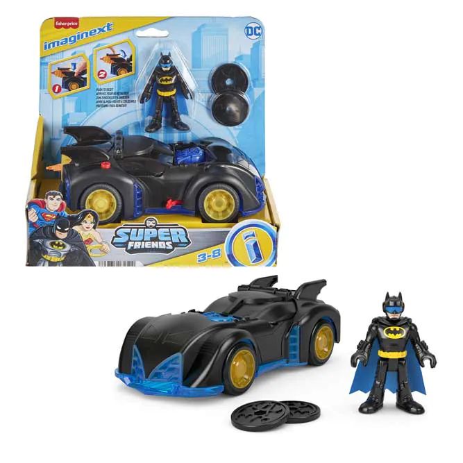 Masinuta de lupta cu figurina DC Super Friends Batman Imaginext diverse modele - poza 2