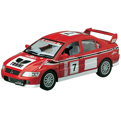 Masinuta die cast de curse, scara 1:36, 12.5 cm, Mitsubishi Lancer Evolution