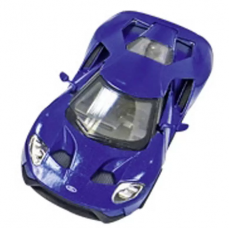 Masinuta Die Cast Ford GT 2017, Scara 1:38, 12.5 Cm, albastra - poza 1
