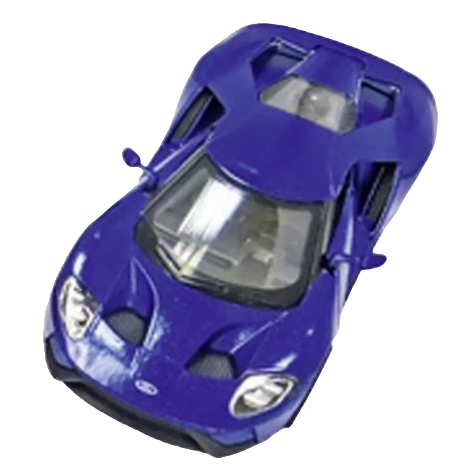 Masinuta Die Cast Ford GT 2017, Scara 1:38, 12.5 Cm, albastra - poza 2