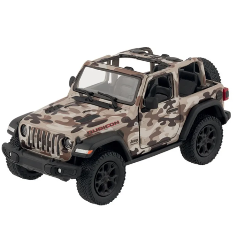 Masinuta die-cast Jeep Wrangler 2018, scara 1:34, cu functie pull-back, 12.5 cm lungime - poza 1