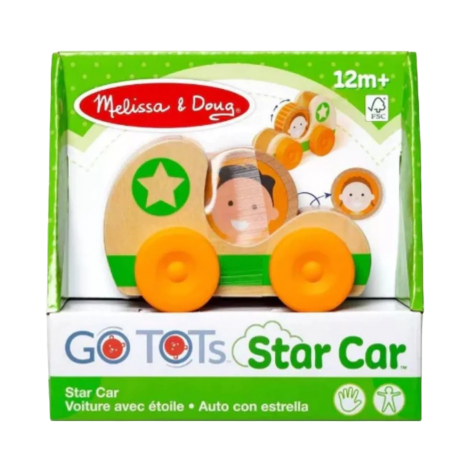 Masinuta din lemn Green Star colectia GO TOTs - poza 1