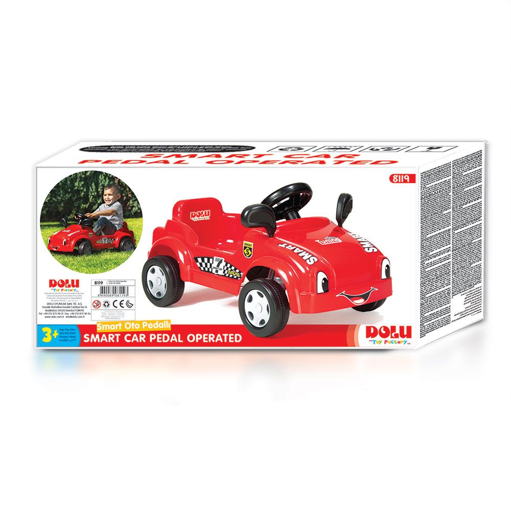 Masinuta din plastic cu pedale Dolu - poza 4