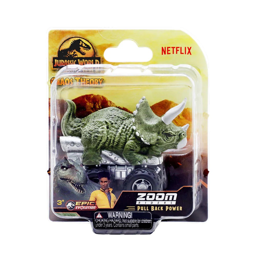Masinuta Dinozaur Jurassic Zoom Riders Chaos Theory diverse modele - poza 1