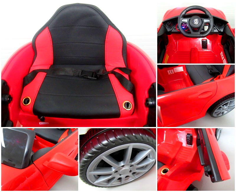 Masinuta electricа pentru copii Cabrio B4 Rosu - Autokids.ro - poza 4