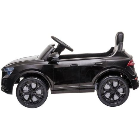 Masinuta electrica Chipolino Audi RS Q8 cu scaun din piele si roti EVA black - poza 3