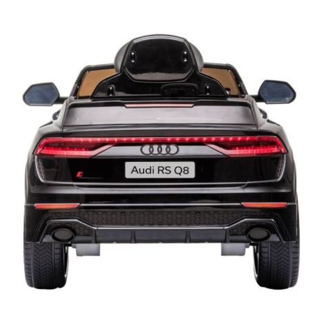 Masinuta electrica Chipolino Audi RS Q8 cu scaun din piele si roti EVA black - poza 5