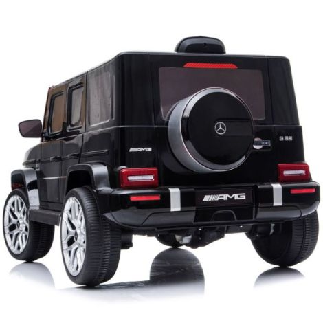 Masinuta electrica Chipolino SUV Mercedes AMG G63 cu scaun din piele si roti EVA black - poza 3
