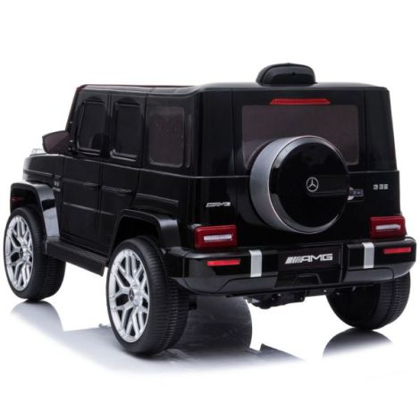 Masinuta electrica Chipolino SUV Mercedes AMG G63 cu scaun din piele si roti EVA black - poza 4