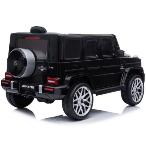Masinuta electrica Chipolino SUV Mercedes AMG G63 cu scaun din piele si roti EVA black - poza 5