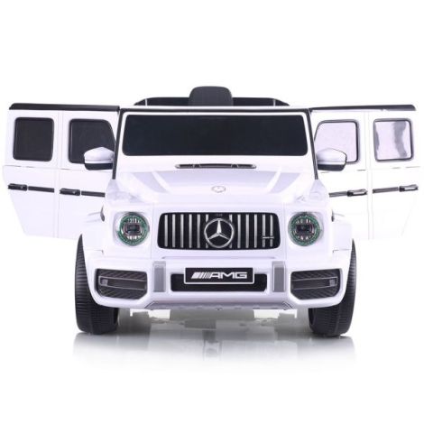 Masinuta electrica Chipolino SUV Mercedes AMG G63 cu scaun din piele si roti EVA white - poza 5