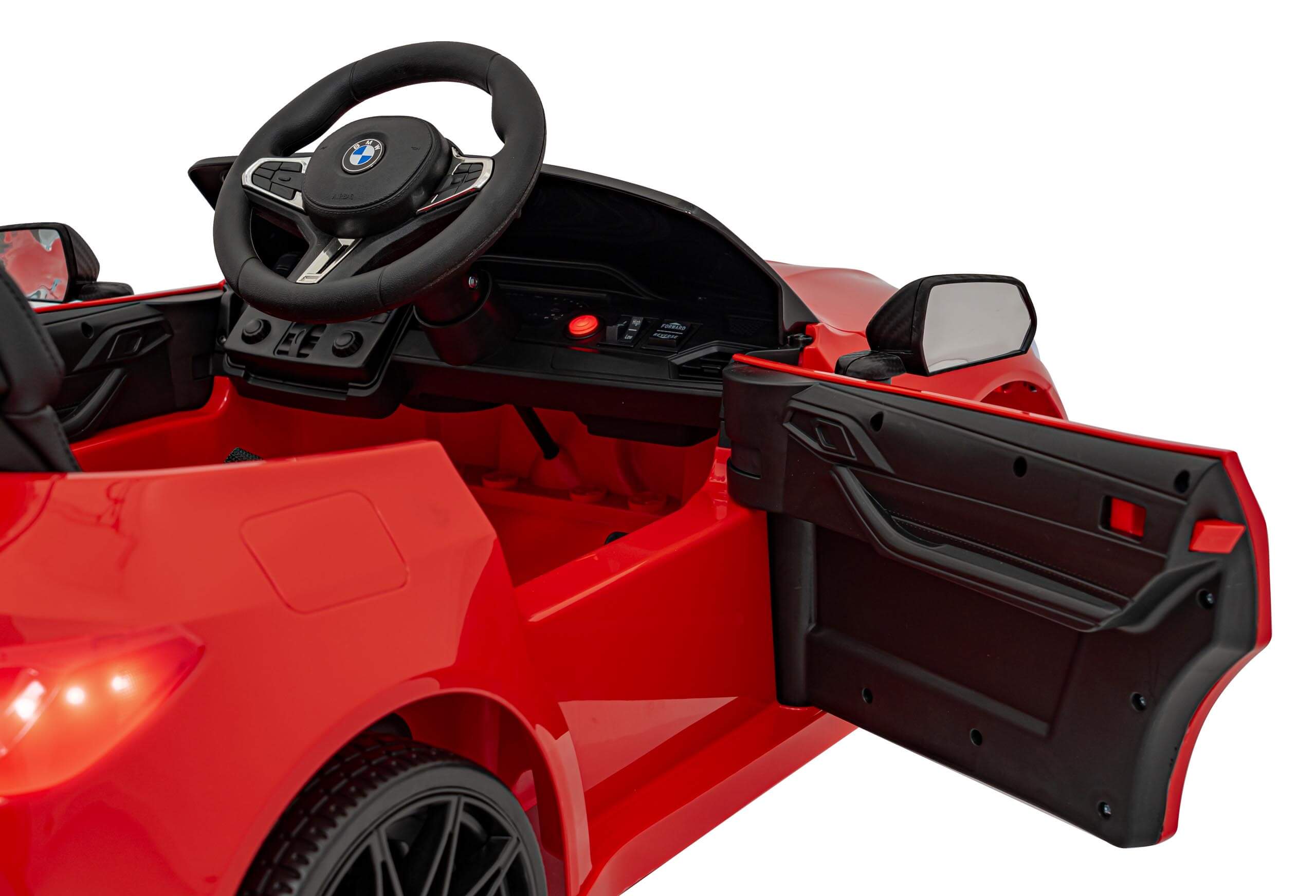 Masinuta electrica copii BMW M4 SX-2418 Rosu 12V, roti EVA, scaun piele ecologica, telecomanda parentala - Autokids.ro - poza 5