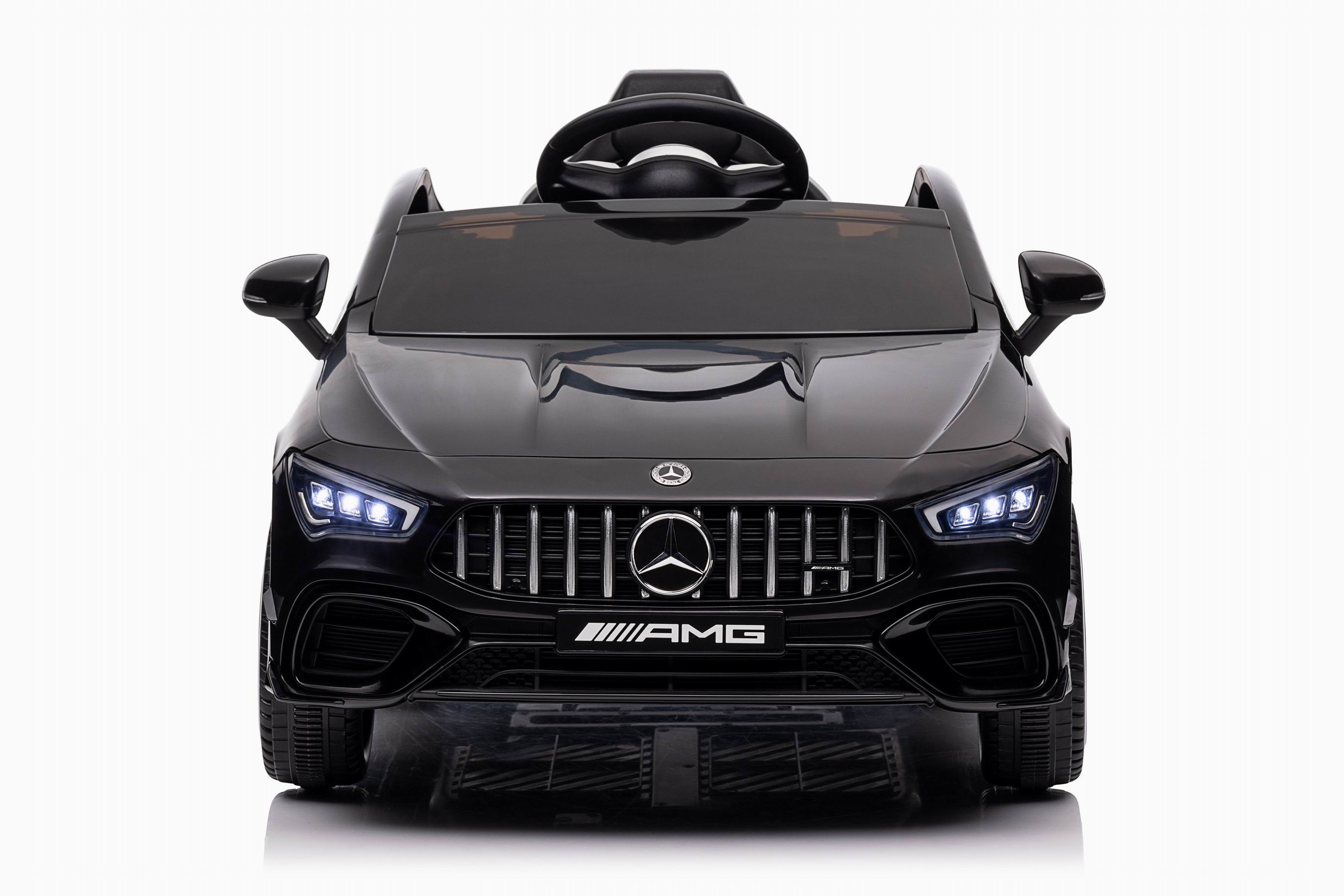Masinuta electrica copii Mercedes-AMG CLA45 12V Negru, roti EVA, telecomanda parentala, scaun piele eco, Mercedes Benz - Autokids.ro - poza 5