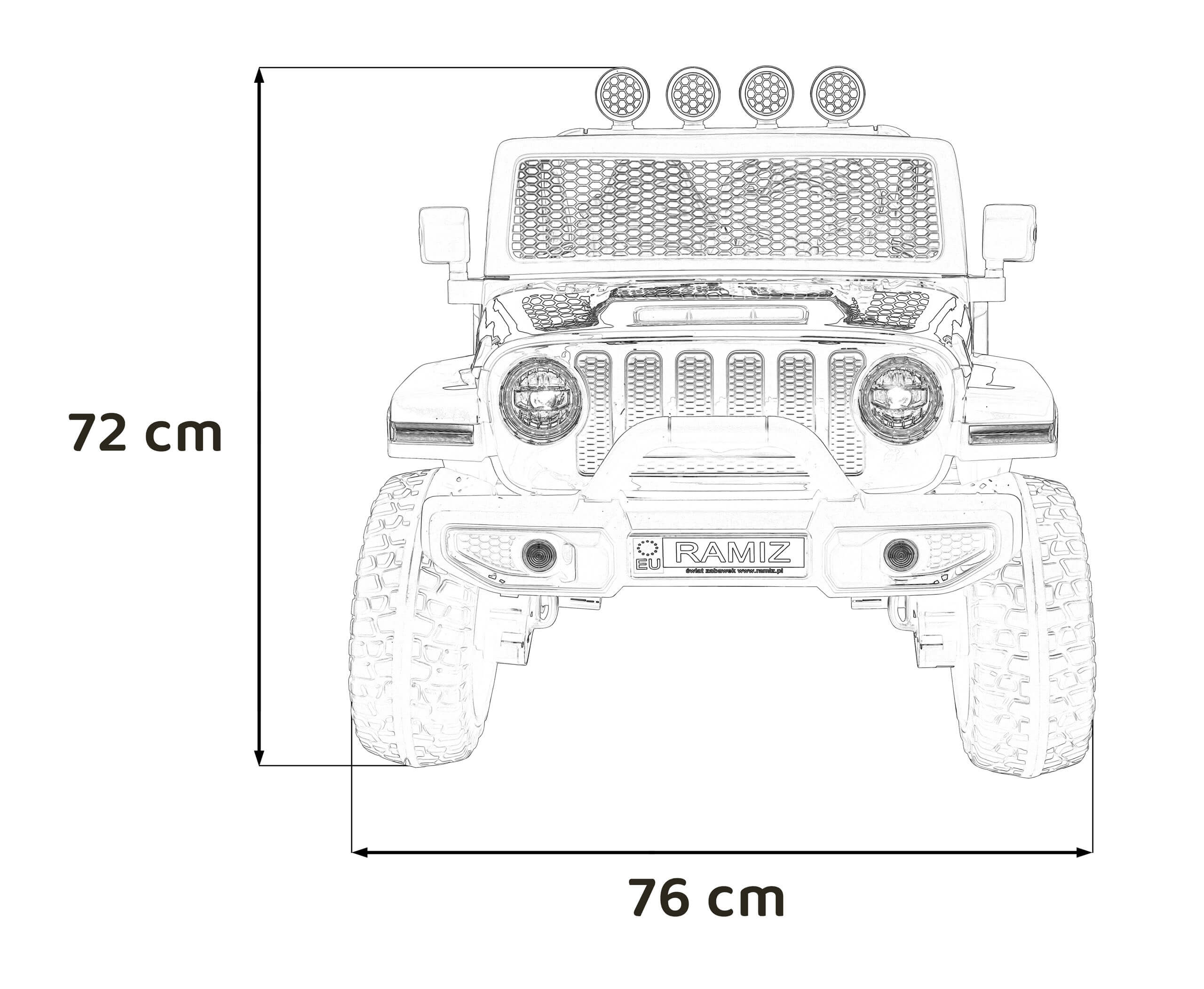 Masinuta electrica copii SUV OFFROAD 4x4 JL213 Roz 12V 14Ah, 2 locuri, telecomanda parentala, roti EVA - Autokids.ro - poza 5