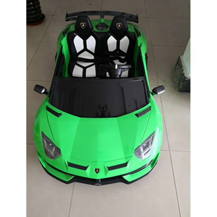Masinuta electrica drift Lamborghini Aventador 24V 500W Drift cu 2 locuri viteza max 13km/h (2028-drift) Verde - Autokids.ro