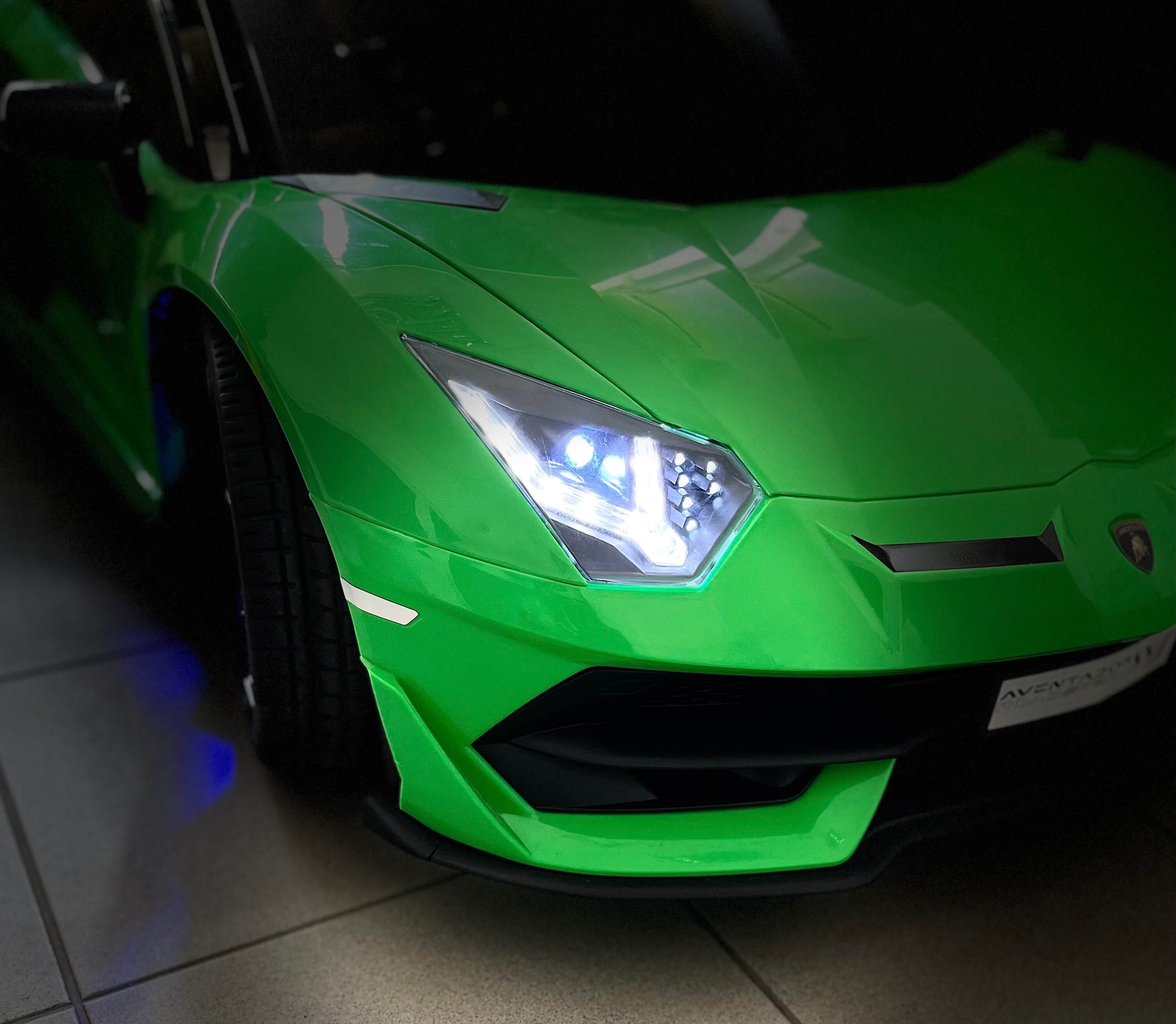 Masinuta electrica drift Lamborghini Aventador 24V 500W Drift cu 2 locuri viteza max 13km/h (2028-drift) Verde - Autokids.ro - poza 3
