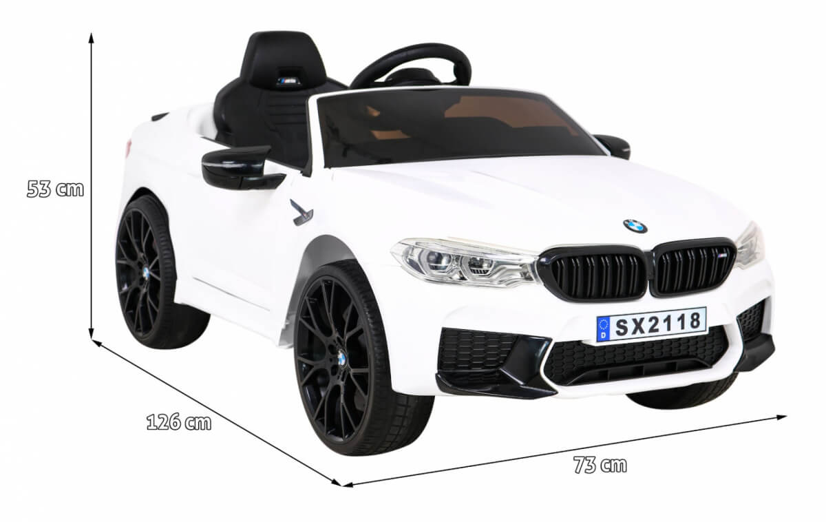 Masinuta electrica DRIFT pentru copii BMW M5 Competition LUX 24V 500W (2118-drift-lux) Alb - Autokids.ro - poza 2