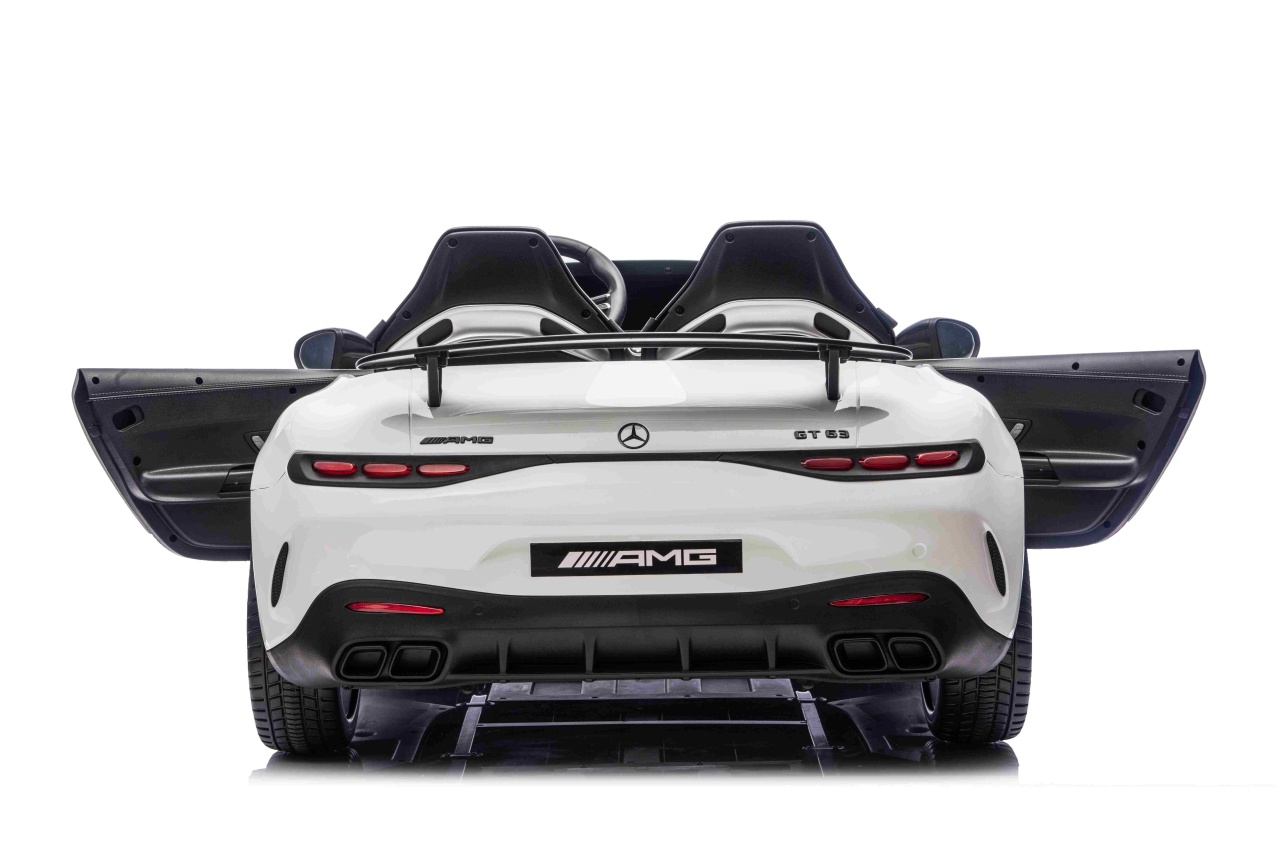 Masinuta electrica pentru copii 3-10 ani cu 2 locuri, Mercedes AMG GT63 NOU XXL 24V 800W 4x4 Alb - Autokids.ro - poza 3