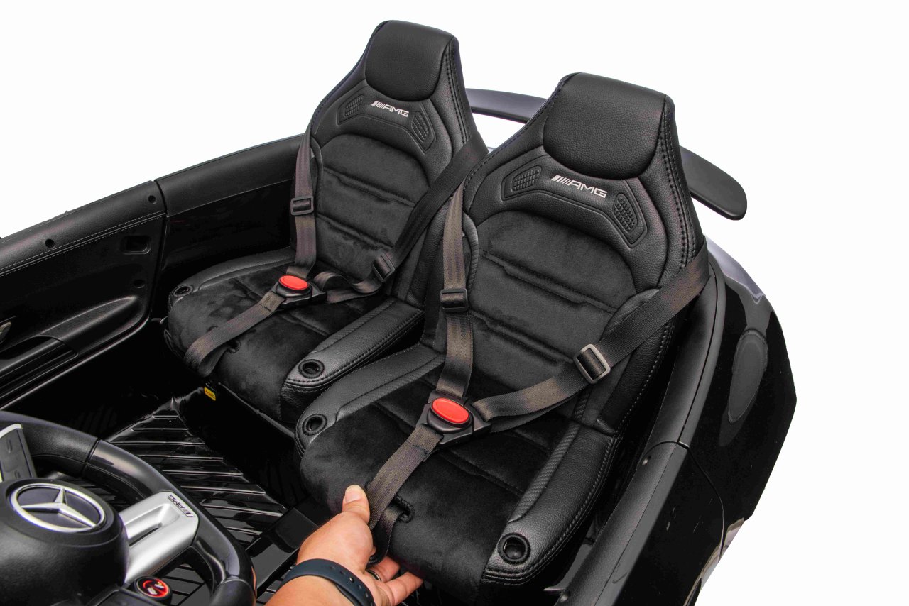 Masinuta electrica pentru copii 3-10 ani cu 2 locuri, Mercedes AMG GT63 NOU XXL 24V 800W 4x4 Alb - Autokids.ro - poza 4