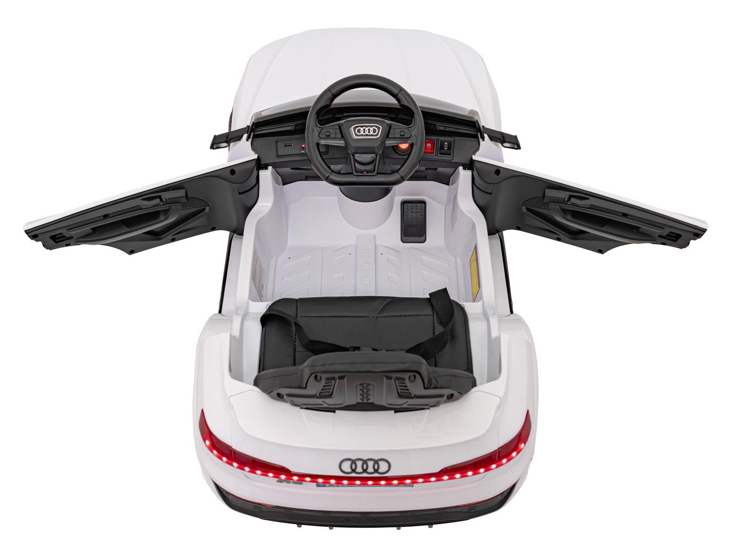 Masinuta electrica pentru copii Audi SQ8 12V (2168) Alb - Autokids.ro - poza 5