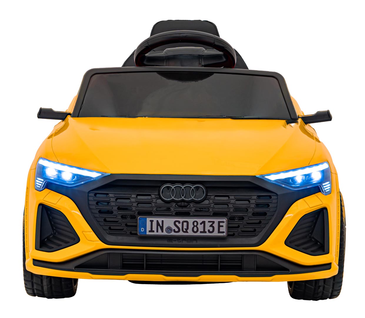 Masinuta electrica pentru copii Audi SQ8 12V (2168) Galben - Autokids.ro - poza 3