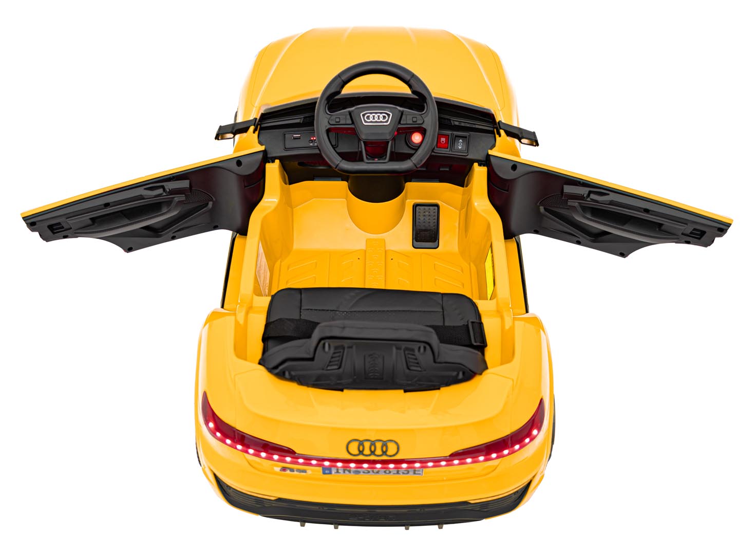 Masinuta electrica pentru copii Audi SQ8 12V (2168) Galben - Autokids.ro - poza 5